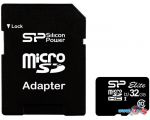 купить Карта памяти Silicon-Power microSDHC Elite UHS-1 (Class 10) 32 GB (SP032GBSTHBU1V10-SP)