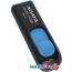USB Flash A-Data DashDrive UV128 Black/Blue 32GB (AUV128-32G-RBE) в Бресте фото 3
