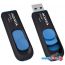 USB Flash A-Data DashDrive UV128 Black/Blue 128GB (AUV128-128G-RBE) в Могилёве фото 2