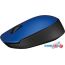 Мышь Logitech M171 Wireless Mouse синий/черный [910-004640] в Могилёве фото 1