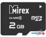 Карта памяти Mirex microSD (Class 4) 2GB (13612-MCROSD02) цена