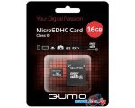 Карта памяти QUMO microSDHC (Class 10) 16GB (QM16GMICSDHC10)