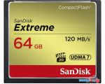 Карта памяти SanDisk Extreme CompactFlash 64GB [SDCFXSB-064G-G46] в Могилёве