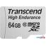 Карта памяти Transcend microSDXC HE (Class 10) UHS-I 64GB + адаптер [TS64GUSDXC10V] в Витебске фото 1