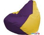 Кресло-мешок Flagman Груша Макси Г2.1-35 (фиолет/желтый)