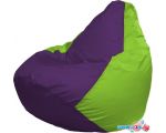 Кресло-мешок Flagman Груша Макси Г2.1-31 (фиолет/салатовый)