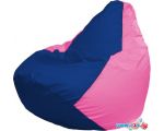Кресло-мешок Flagman Груша Макси Г2.1-120 (синий/розовый)