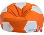 Кресло-мешок Flagman Мяч Стандарт М1.1-09 (оранжевый/белый)