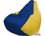 Кресло-мешок Flagman Груша Макси Г2.1-128 (синий/жёлтый)
