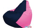 Кресло-мешок Flagman Груша Макси Г2.1-44 (тёмно-синий/розовый)