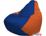 Кресло-мешок Flagman Груша Макси Г2.1-127 (синий/оранжевый)