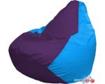 Кресло-мешок Flagman Груша Макси Г2.1-74 (фиолетовый/голубой)