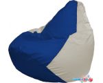Кресло-мешок Flagman Груша Макси Г2.1-125 (синий/белый)