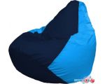 Кресло-мешок Flagman Груша Макси Г2.1-48 (тёмно-синий/голубой)