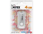 USB Flash Mirex SWIVEL WHITE 4GB (13600-FMUSWT04)