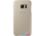 купить Чехол Samsung Leather Cover для Galaxy S7 (бежевый) [EF-VG930LUEGRU]