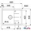 Кухонная мойка Franke BFG 611-62 (бежевый) в Минске фото 1