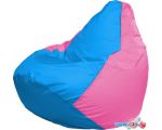 Кресло-мешок Flagman Груша Макси Г2.1-277 (голубой/розовый)