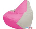 Кресло-мешок Flagman Груша Макси Г2.1-205 (розовый/белый)