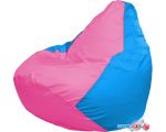 Кресло-мешок Flagman Груша Макси Г2.1-202 (розовый/голубой)