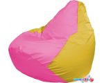 Кресло-мешок Flagman Груша Макси Г2.1-201 (розовый/жёлтый)