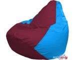 Кресло-мешок Flagman Груша Макси Г2.1-310 (бордовый/голубой)