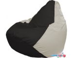 Кресло-мешок Flagman Груша Макси Г2.1-392 (чёрный/белый)
