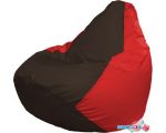 Кресло-мешок Flagman Груша Макси Г2.1-322 (коричневый/красный)