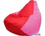 Кресло-мешок Flagman Груша Макси Г2.1-175 (красный/розовый)