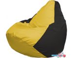 Кресло-мешок Flagman Груша Макси Г2.1-245 (жёлтый/чёрный)