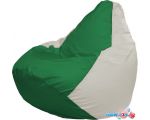 Кресло-мешок Flagman Груша Макси Г2.1-244 (зелёный/белый)
