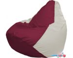 Кресло-мешок Flagman Груша Макси Г2.1-312 (бордовый/белый)