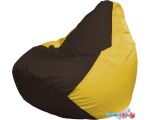 Кресло-мешок Flagman Груша Макси Г2.1-320 (коричневый/жёлтый)