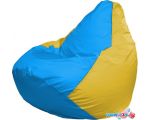 Кресло-мешок Flagman Груша Макси Г2.1-280 (голубой/жёлтый)