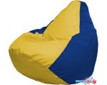 Кресло-мешок Flagman Груша Макси Г2.1-254 (жёлтый/синий)