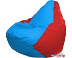 Кресло-мешок Flagman Груша Макси Г2.1-279 (голубой/красный)