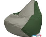Кресло-мешок Flagman Груша Макси Г2.1-339 (серый/зелёный)