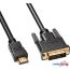 Кабель Buro HDMI-19M-DVI-D-1.8M в Бресте фото 2