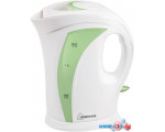 Чайник HomeStar HS-1006 (белый/зеленый)