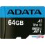 Карта памяти A-Data Premier AUSDX64GUICL10A1-RA1 microSDXC 64GB (с адаптером) в Бресте фото 1
