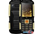 Мобильный телефон BQ-Mobile BQ-2430 Tank Power (черный/золотистый) цена