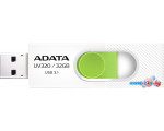 USB Flash A-Data UV320 32GB (белый/зеленый)