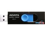 USB Flash A-Data UV320 128GB (черный/голубой)