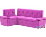 Угловой диван Mebelico Деметра 58973 (фиолетовый)