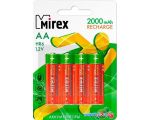 Аккумуляторы Mirex AA 2000mAh 4 шт HR6-20-E4