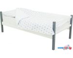Кровать Бельмарко Skogen 160x70 (графит/белый)