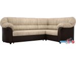 Угловой диван Mebelico Карнелла 60274 (бежевый/коричневый)