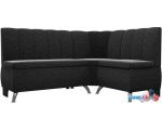 Угловой диван Mebelico Кантри 60334 (черный)