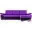 Угловой диван Mebelico Нэстор 60741 (фиолетовый/черный) в Могилёве фото 5