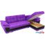 Угловой диван Mebelico Нэстор 60741 (фиолетовый/черный) в Бресте фото 3
